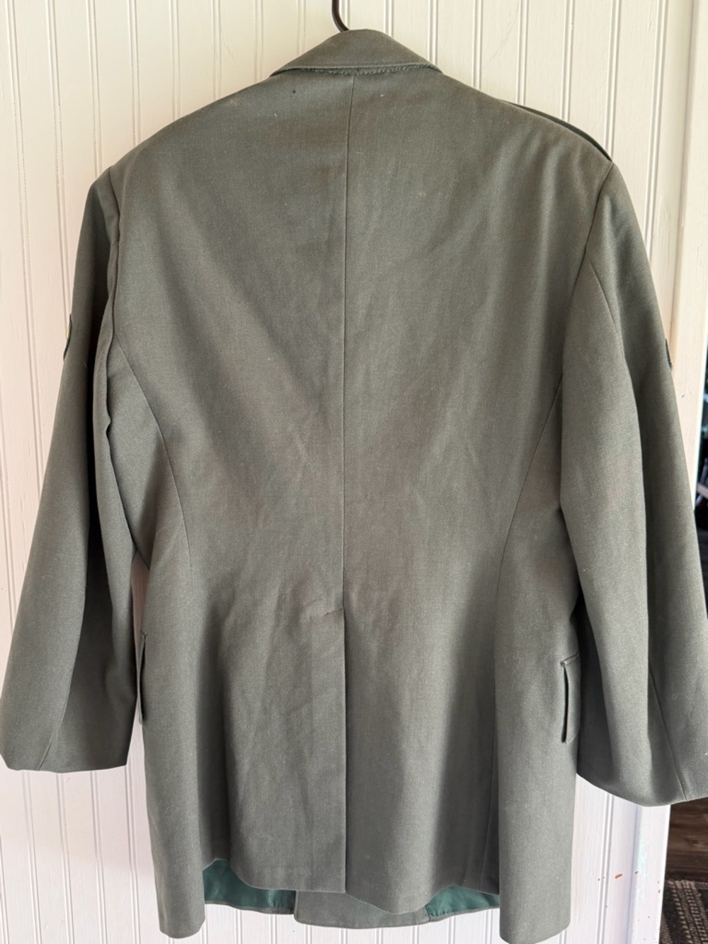 Vintage U.S. Army Dress Green Jacket w/ Patches Sz 40L - Picture 5 of 9